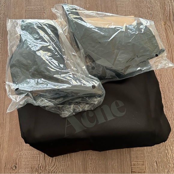 NWT Acne Studio Pistol Boot Black Women Size 37 - Picture 5 of 15